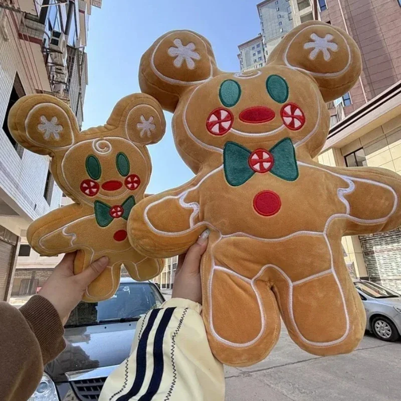 

Дисней аниме Микки Пряничное печенье Декоративная мягкая кукла Ароматическая плюшевая подушка Рождественские подарки на день рождения