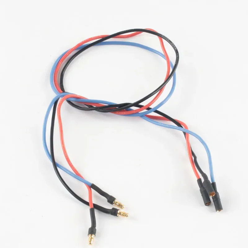 6PCS 3.5mm Banana Plug Cable Banana Connector Wire 30cm 16AWG Silicone Line Extension Cord for Motor ESC RC Drone Aircraft Parts