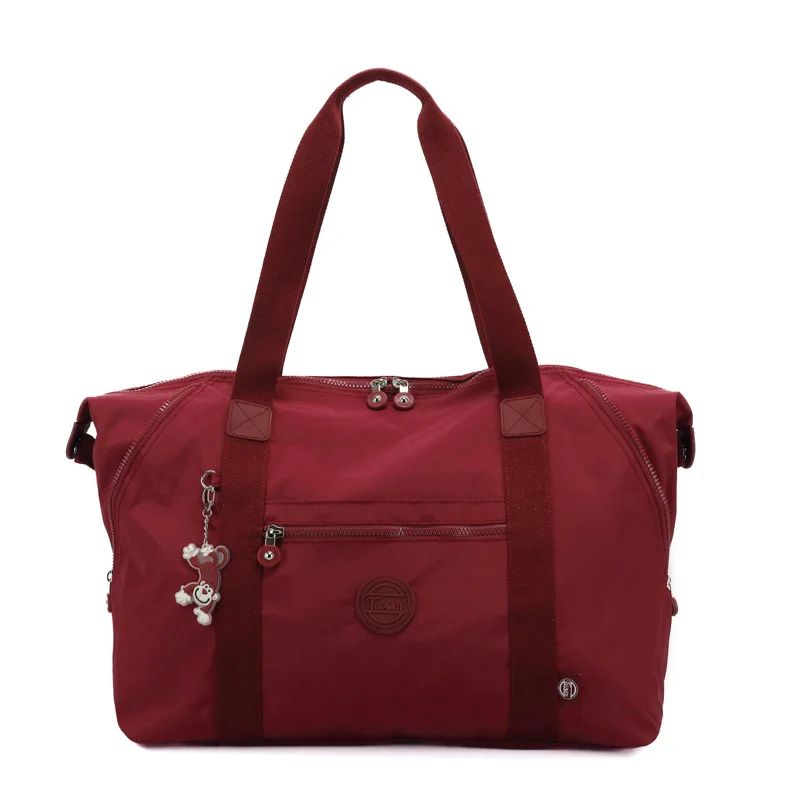 

Women Lightweight Large-Capacity Travel Bag Handbags Female Nylon Shoulder Beach Bag Girl Top-handle Casual Tote Purse