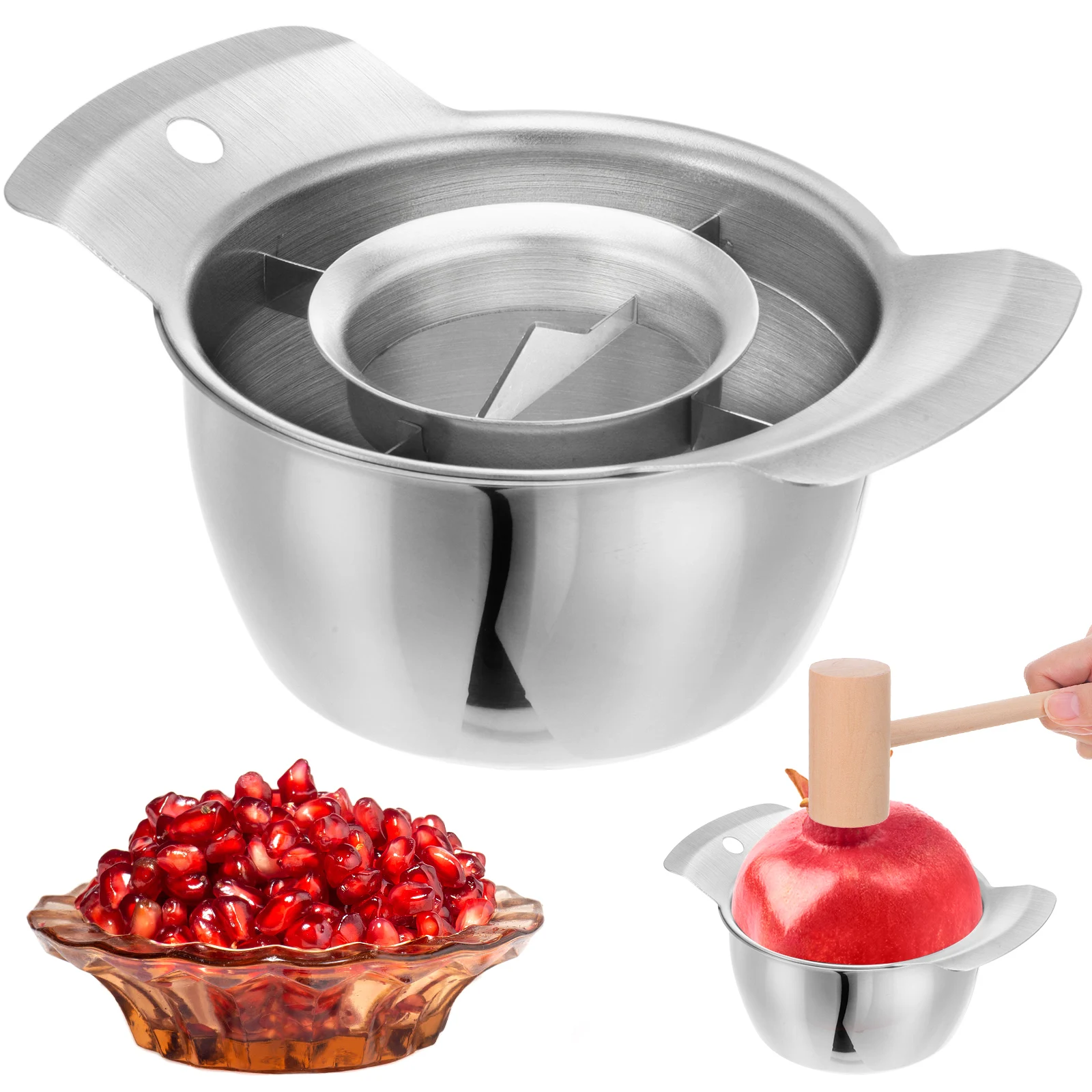 

Cheese Pomegranate Seed Remover Manual Extractor Stainless Steel Seeder Pomagtanate Peeler