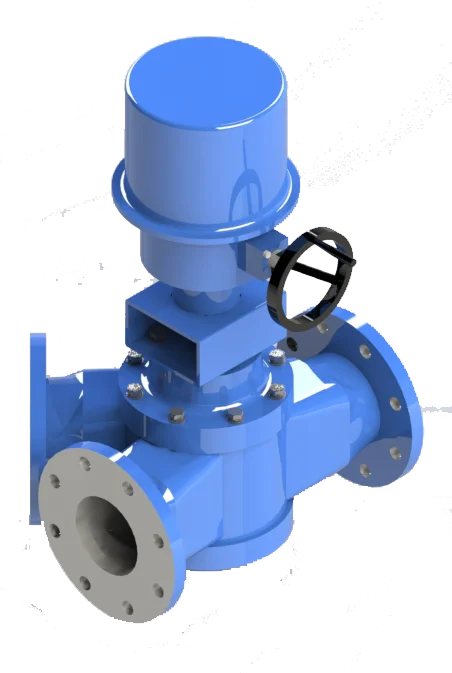 Diverter Valve for Flow Direction Change of Conveyed Material Product Type Valves