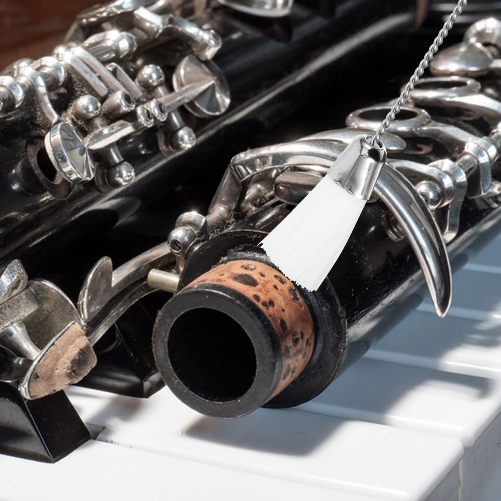 

2Pcs Durable Instrument Cleaning Brush Dual Head Soft Bristles Flute Sax Alto Saxophone Mouthpiece Care Maintenance Tool