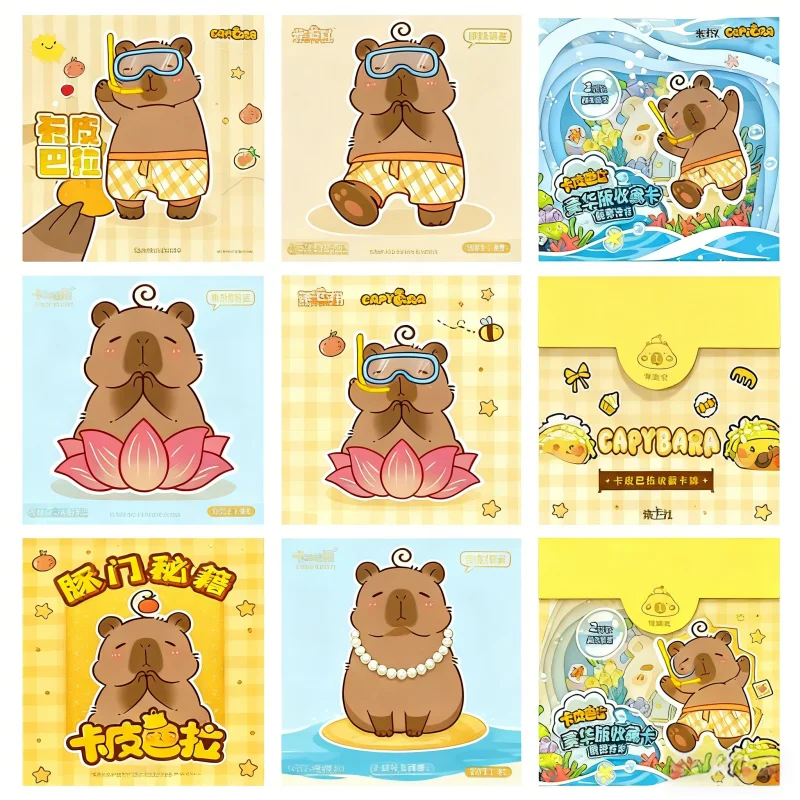 

Gentle Capybara Card Tranquil Emotion Expression Cards Beloved Capybara Relax Master Collectible Card Toy Gift