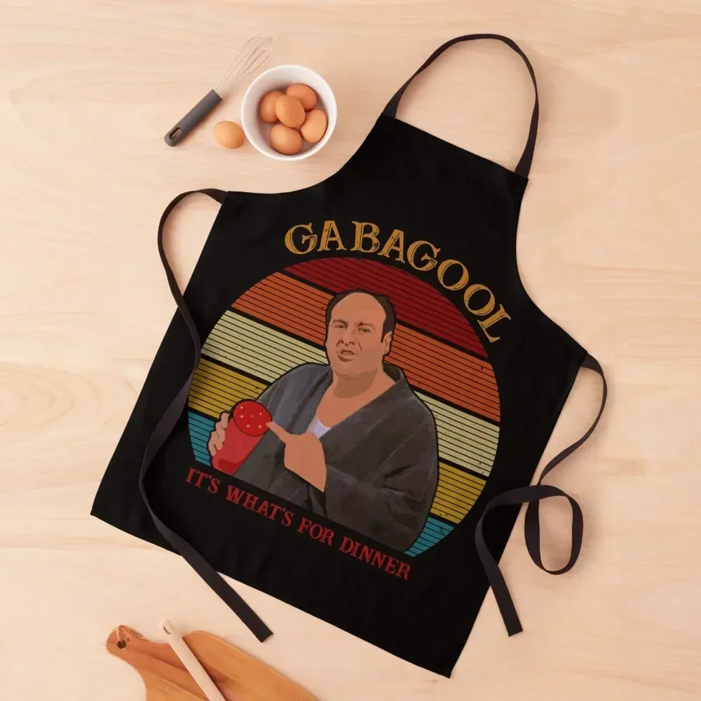 

Gabagool it's what's for dinner Apron Woman Kitchen Useful Things For Kitchen Apron