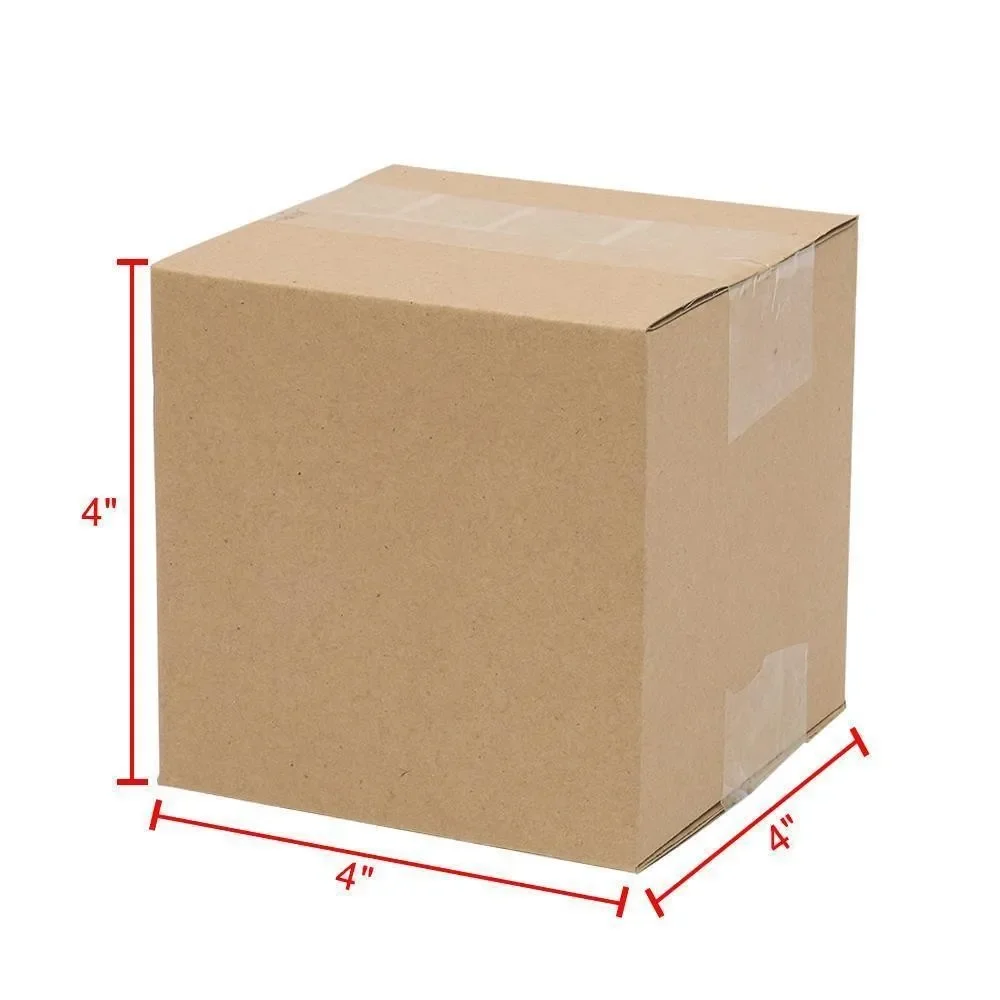 100 pcs 4x4x4 PREMIUM Cardboard Paper Boxes Mailing Packing Shipping Storage Box