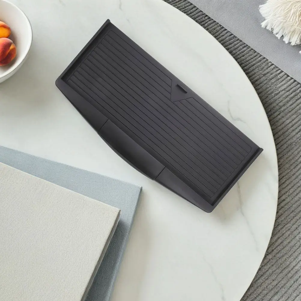 Computer Keyboard Holder Adjustable Slide Out Under Desk Tray Ergonomic Mouse Platform Storage Drawer Office Desk Accessories