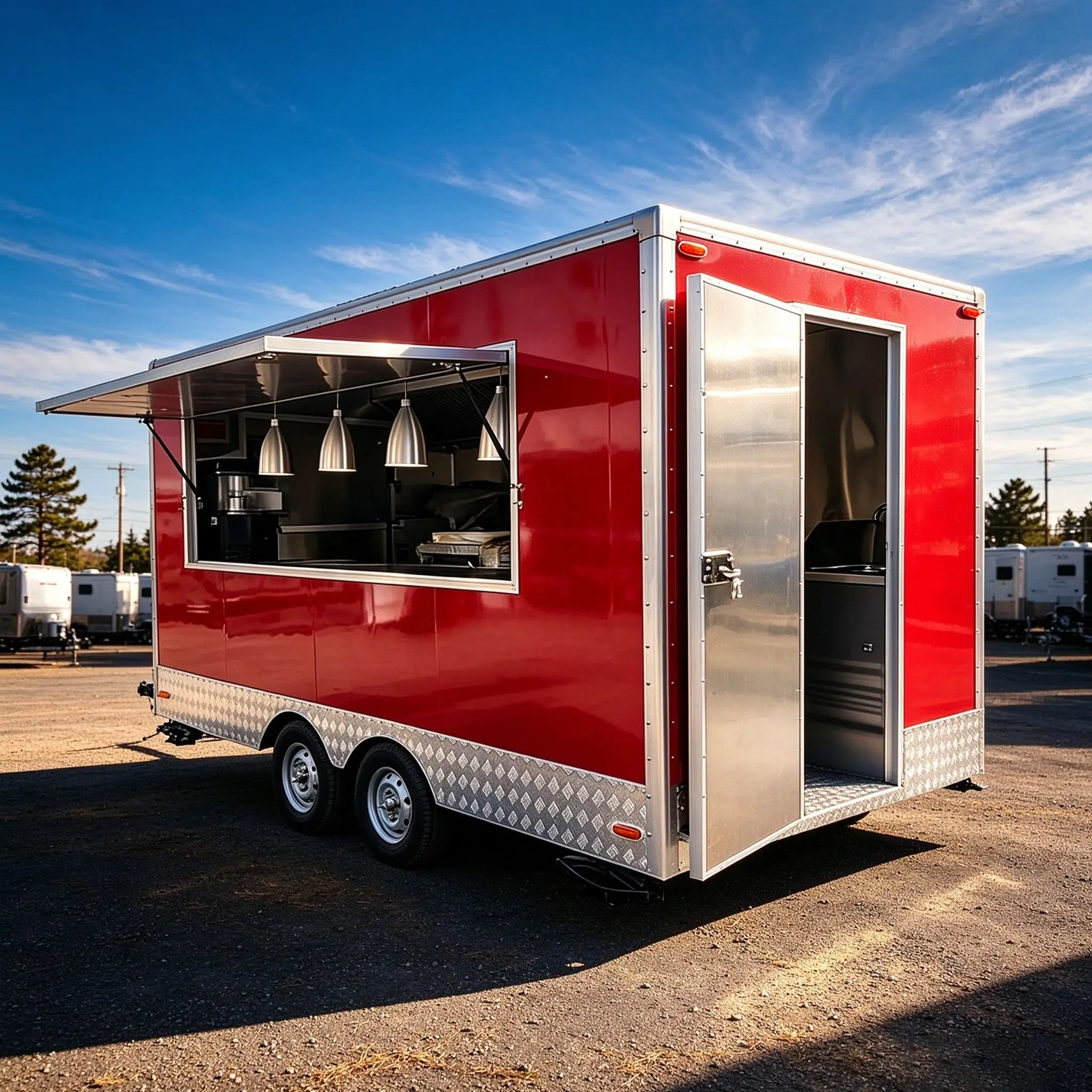 Remolque De Comida Foodtruck Pizza Kebab Food Truck Mobile Coffee Juice Snack Bar Food Trailer Fully Equipped Restaurant