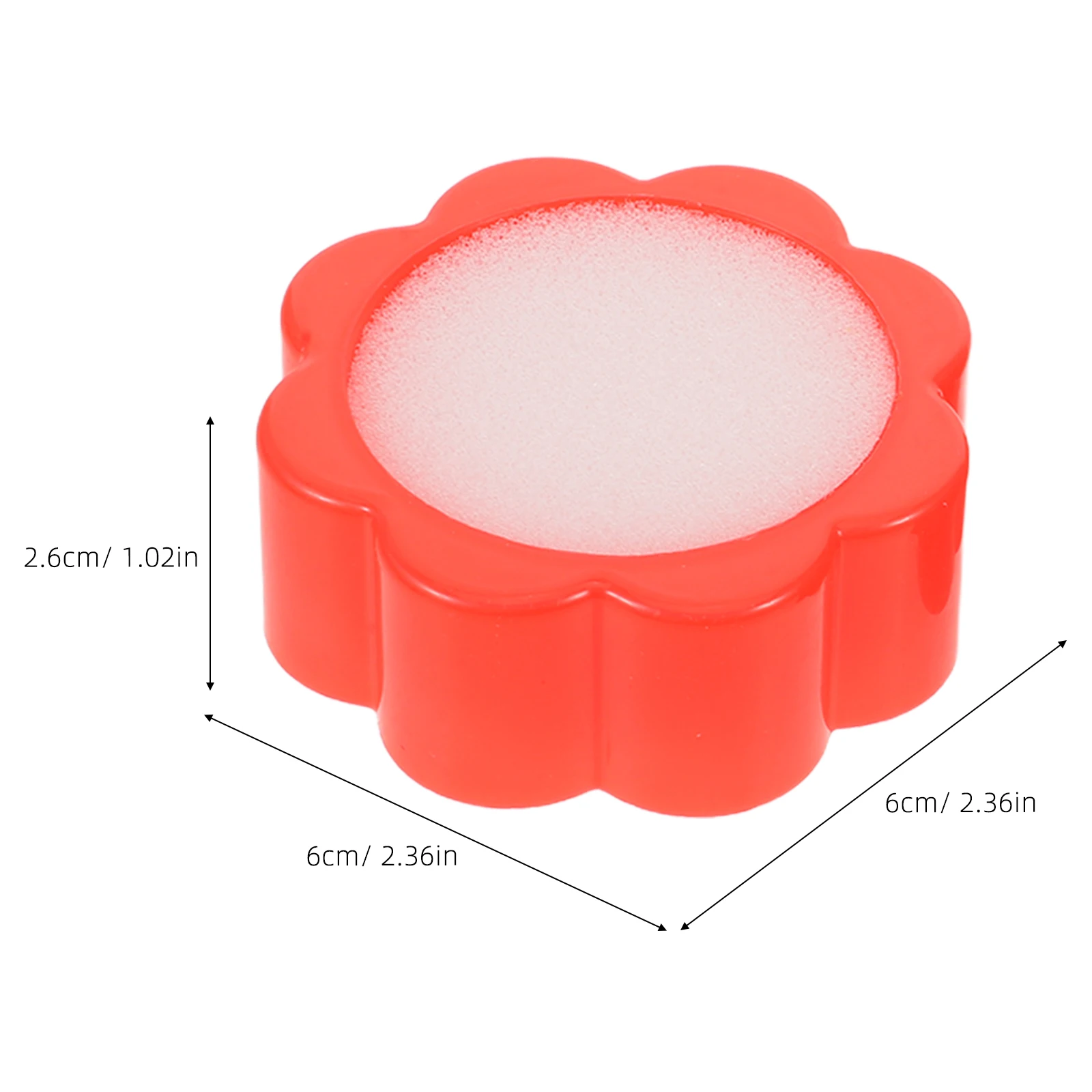 Éponge hydratante pour doigts en forme de fleur, 10 pièces, haute Absorption pour compter l'argent, poignée confortable pour une utilisation à Long terme