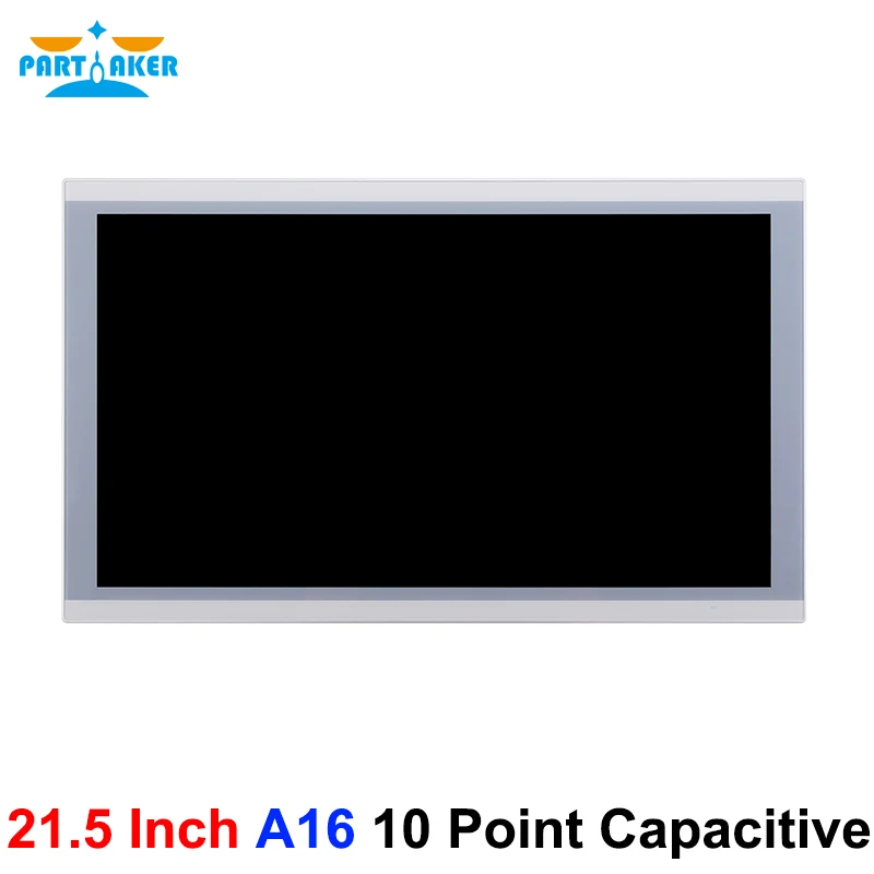 21.5 Inch Industrial Panel PC Intel Core I3 I5 I7 J1900 J6412 Desktop All In One PC 10 Point Capacitive Touch Screen WIN 11 Pro