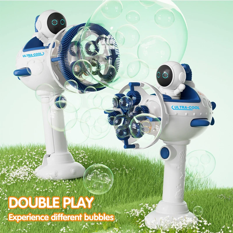 Automatic Bubble Gun Kids Toys Bubbles Maker Electric Soap Blowers Summer Outdoor Party Games Children Gift Cartoon Machine