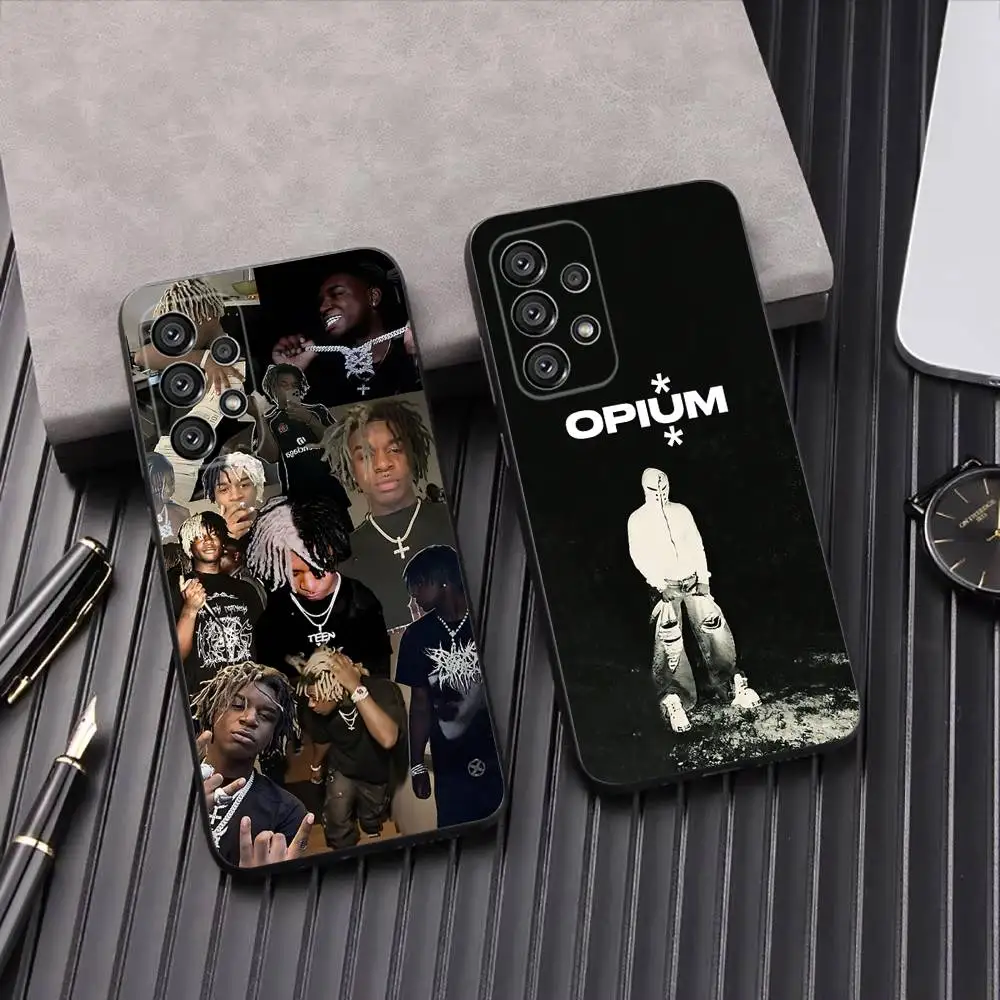 

O-Opium Ken Carson Phone Case For Samsung Galaxy A13,A21s,A22,A31,A32,A52,A53,A71,A80,A91 Soft Black Shell