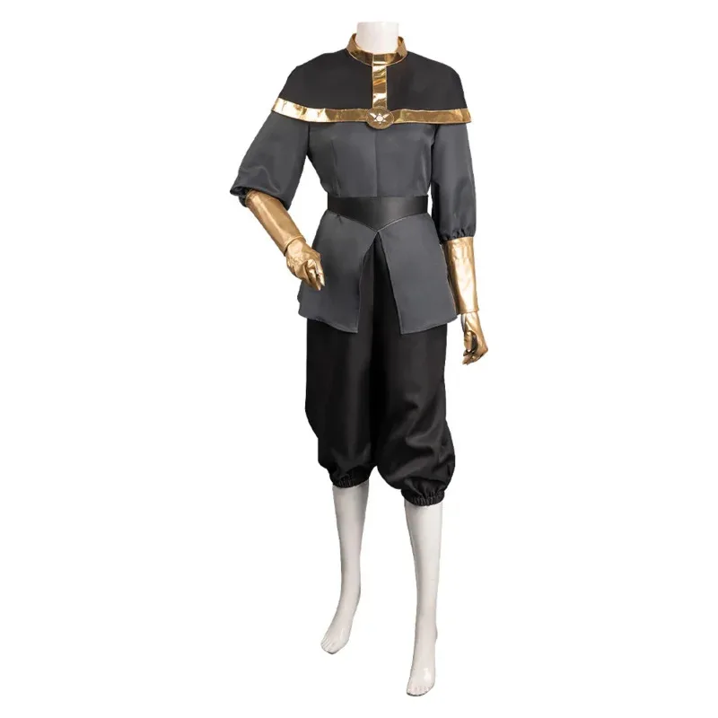 Black Gold Luz Noceda Cosplay Women Costume Anime Cartoon The Owl Cos House Roleplay Fantasia Outfits Halloween Carnival Party