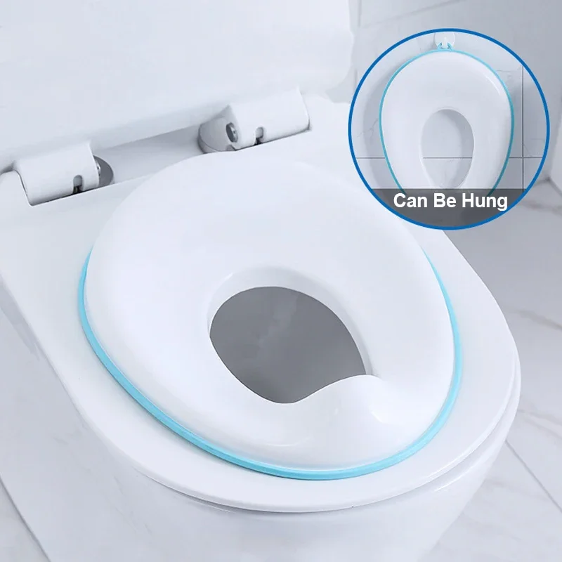 PVC Soft Pad Infant Toilet Seat Children's Universal Toilet Seat Baby Toilet Training Toilets Seat Portable And Easy To Wash