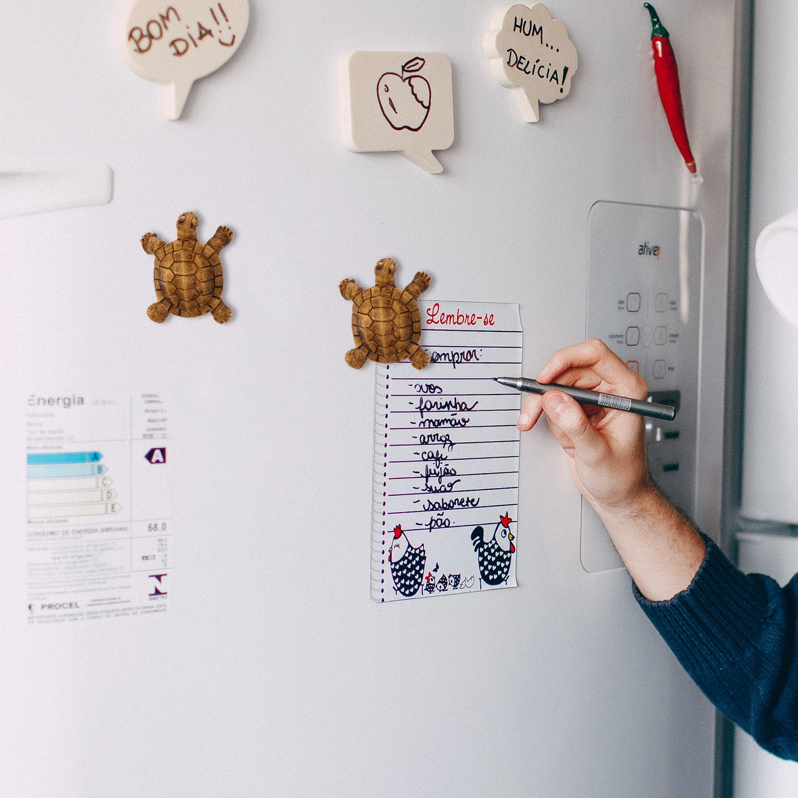 

Animals Shaped Refrigerator Magnet Resin Material Decorative Fridge Magnet Home Fridge Decor Cartoon Style Accessory