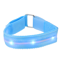 Luminous Armband LED Wristband High Grade Nylon Reflective Straps Running Cycling Sports Adjustable Lightweight Camping Hiking