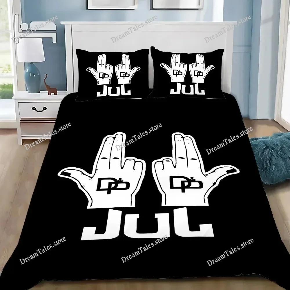 New Duvet Cover Rapper JuL C'est Pas Pillowcase Bedding Des Lol Set Adult BoyGirl Bedroom Decoration Single Double Large Size741