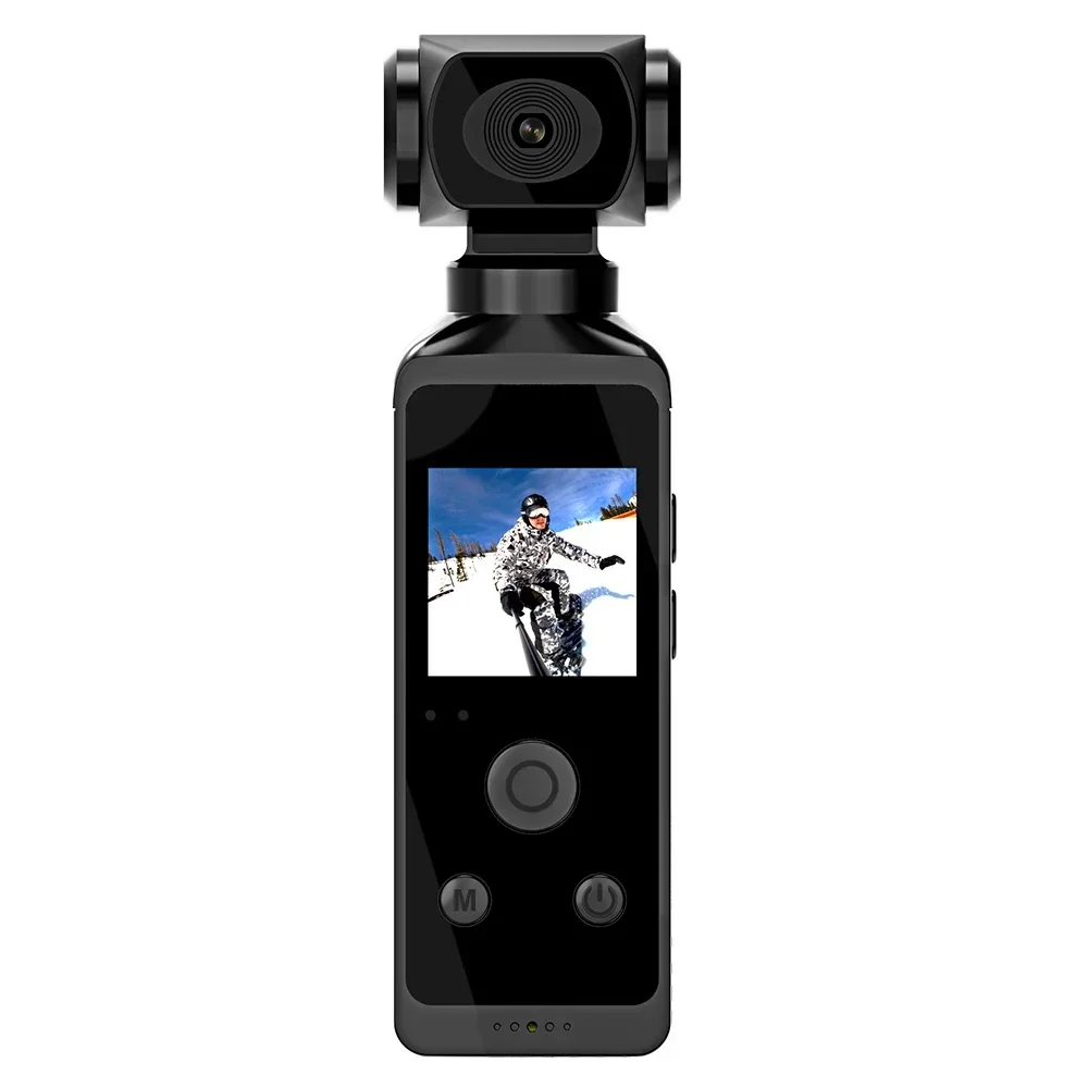 4K Ultra HD Pocket Action Camera 270 Rotatable Vlog Wifi Mini Sports Cam Waterproof Case Helmet Travel Bicycle Driver Recorder