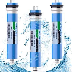 50 75 100GPD Home Kitchen Reverse Osmosis RO Membrane Replacement Water System Filter Purifier Water Drinking Treatment