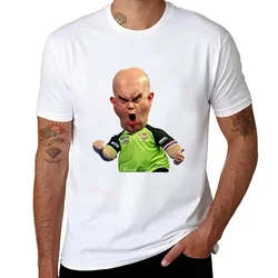 Koszulka Michael Van Gerwyn - MVG - Darts koreańska moda celna celna zaprojektuje własne czarne t-shirty dla mężczyzn