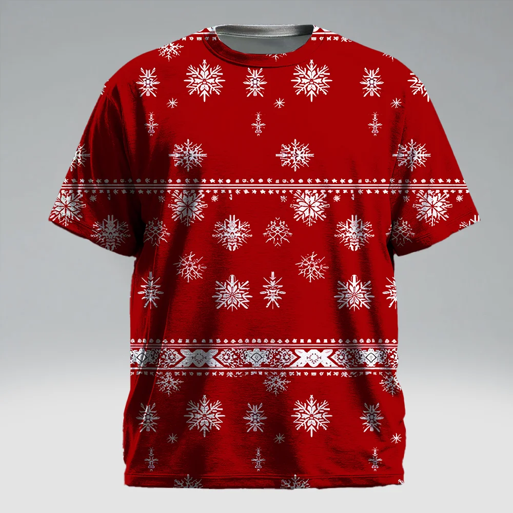 

S-9xl, большие размеры, большой и высокий короткий рукав (Рождественский элемент), стильные красно-зеленые оттенки, легкие, подходят для комфорта на весь день