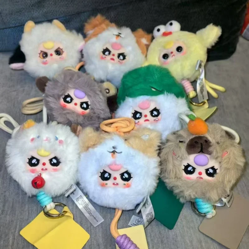 

Детские три плюшевых ремешка для телефона, слепая коробка, милый рюкзак, украшения, плюшевый брелок, подвеска для телефона и украшение для рабочего стола, кукла