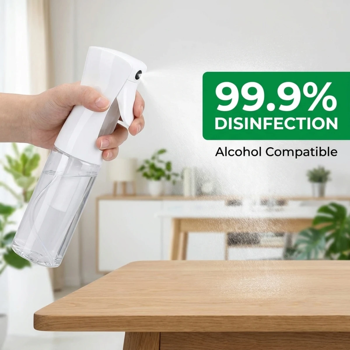 Sprayer–Leak-Proof Fine Mist Pump,Multi-Purpose Watering Can,for Sanitizing, Ironing, BBQ, Pet Care & Air Freshener