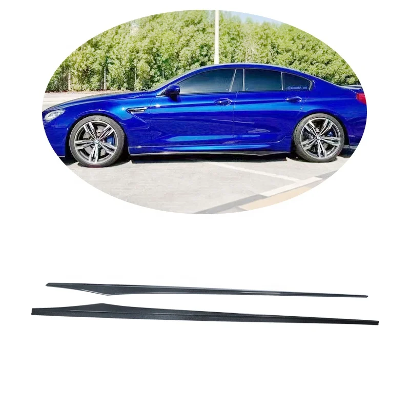 

For BMW 6 Series M-tech 640 650 Bodykit V style Carbon Fiber Front Bumper Lip Diffuser Side Skirts four-door sedan Auto parts
