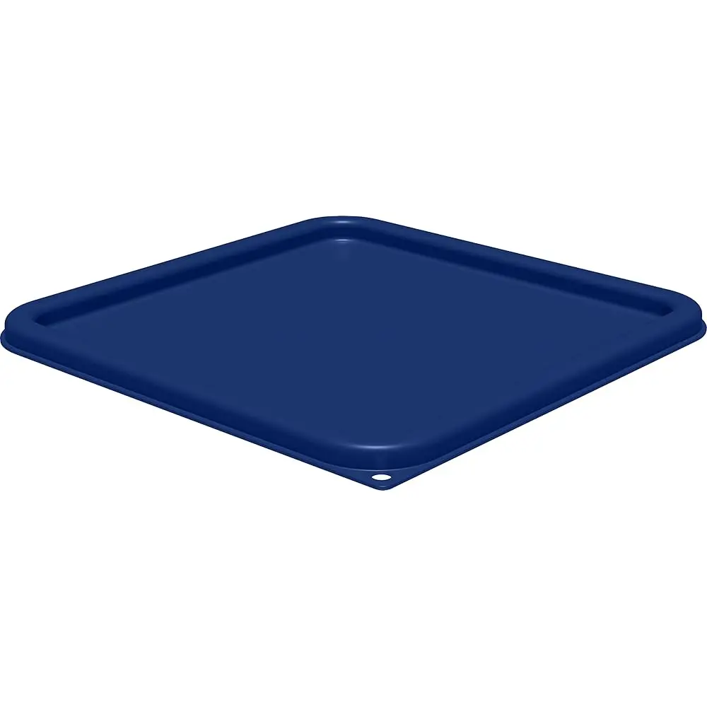 

Squares Square Food Storage Container Lid With Stackable Design For Catering, Buffets, Restaurants, Proprietary Blend, 12 To 22