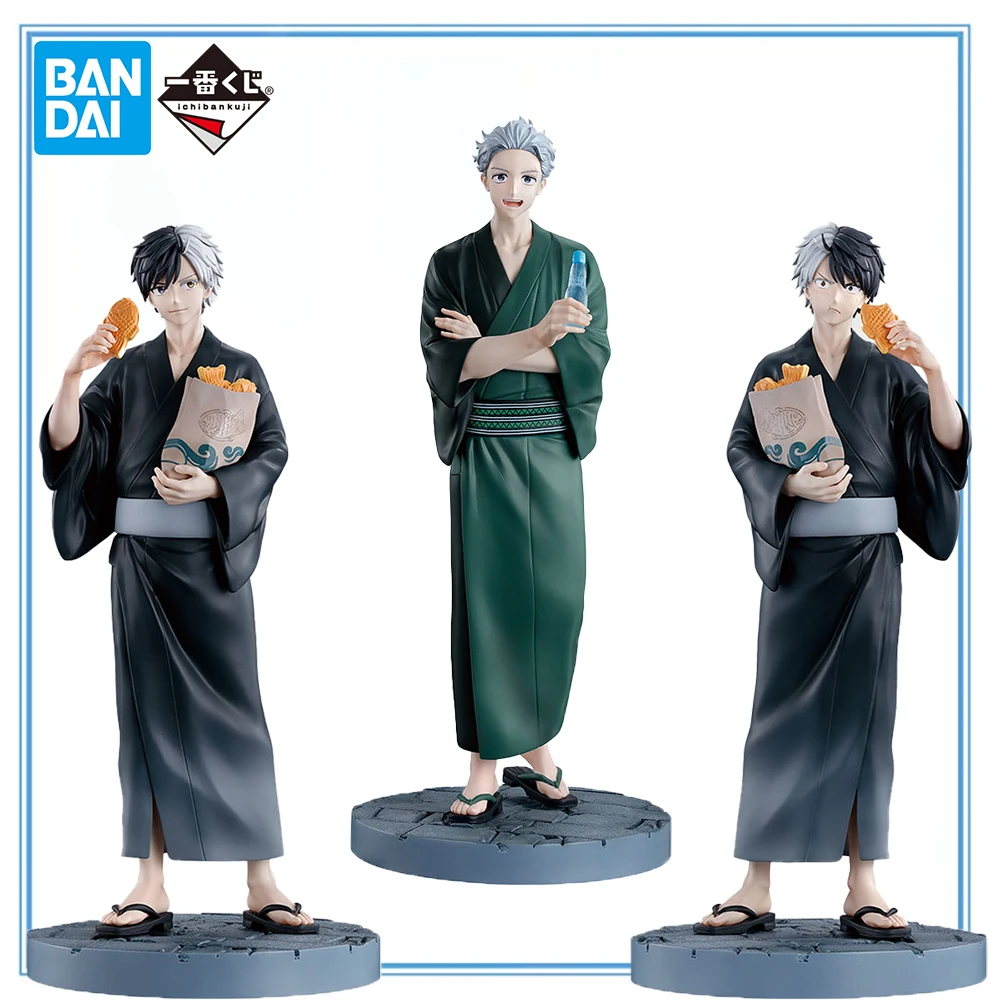 

100% оригинал в наличии Bandai Spirits Ichiban Kuji Wind Breaker Sakura Haruka Umemiya Hajime Yukata Collection Series Модель игрушки