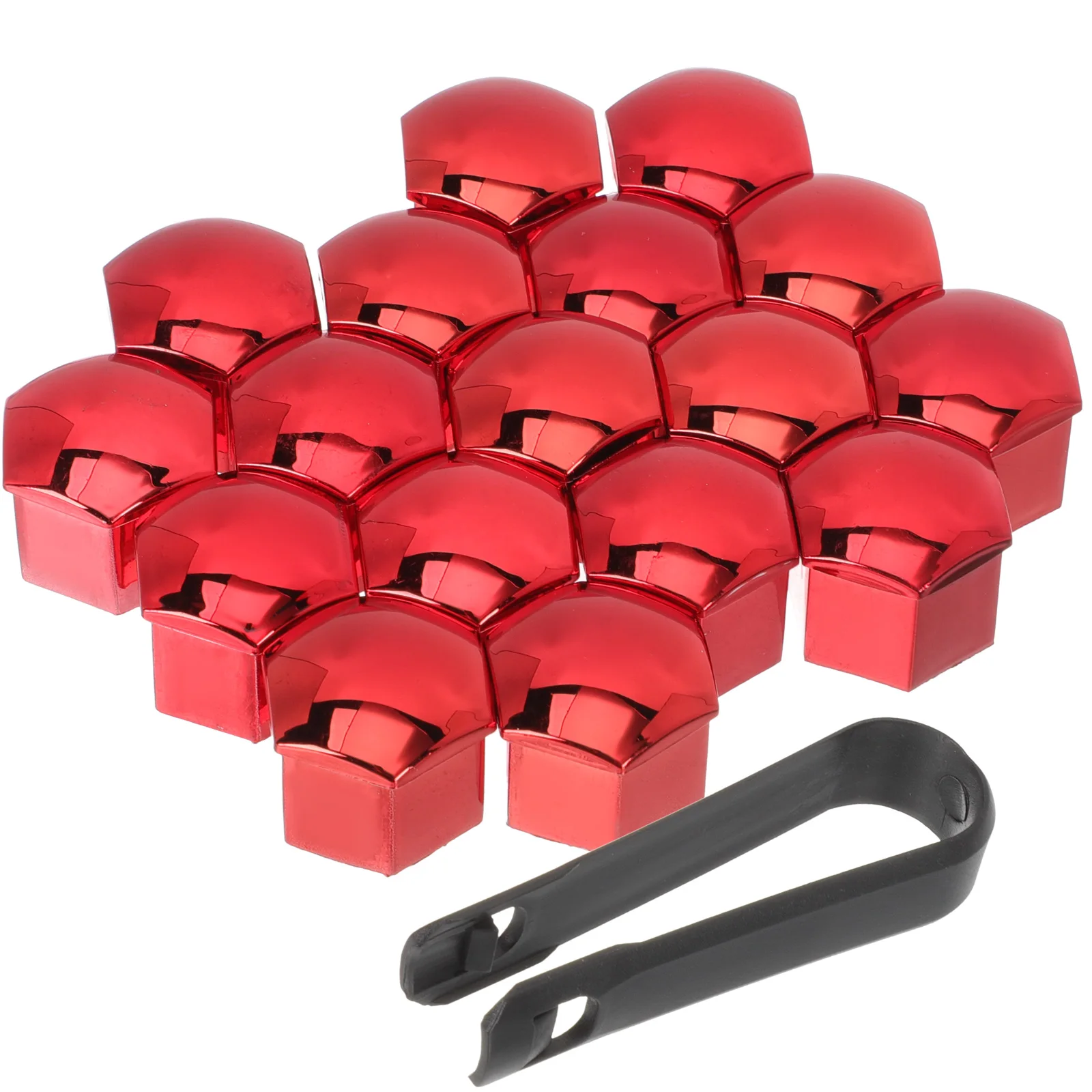 

20Pcs Wheel Hub Lug Nut Covers Durable Anti-Rust Lug Bolt Caps Car Exterior Accessories Repair Tool Car Exterior Accessories