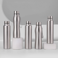 1000ml Stainless Steel Sport Water Bottle High Quality Single-layer Rugged Water Cup Metal Flask Drinkware Camping Sports Gym