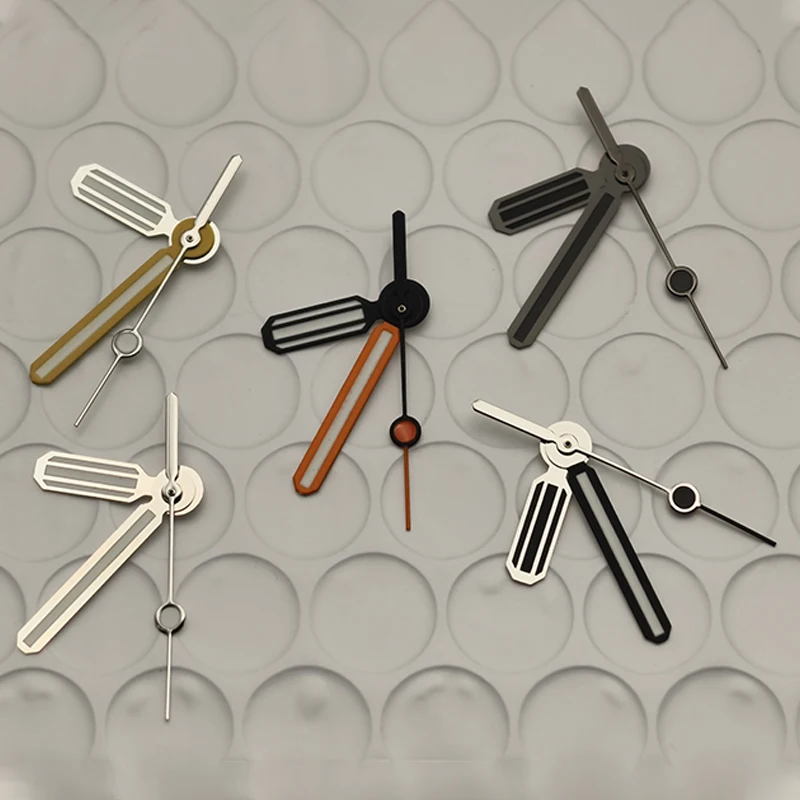 NH35 ساعة الأيدي تناسب 7S26 NH35 NH36 4R35 4R36 ساعة حركة ميكانيكية أوتوماتيكية C3 ساعة يد مضيئة خضراء أجزاء مجددة