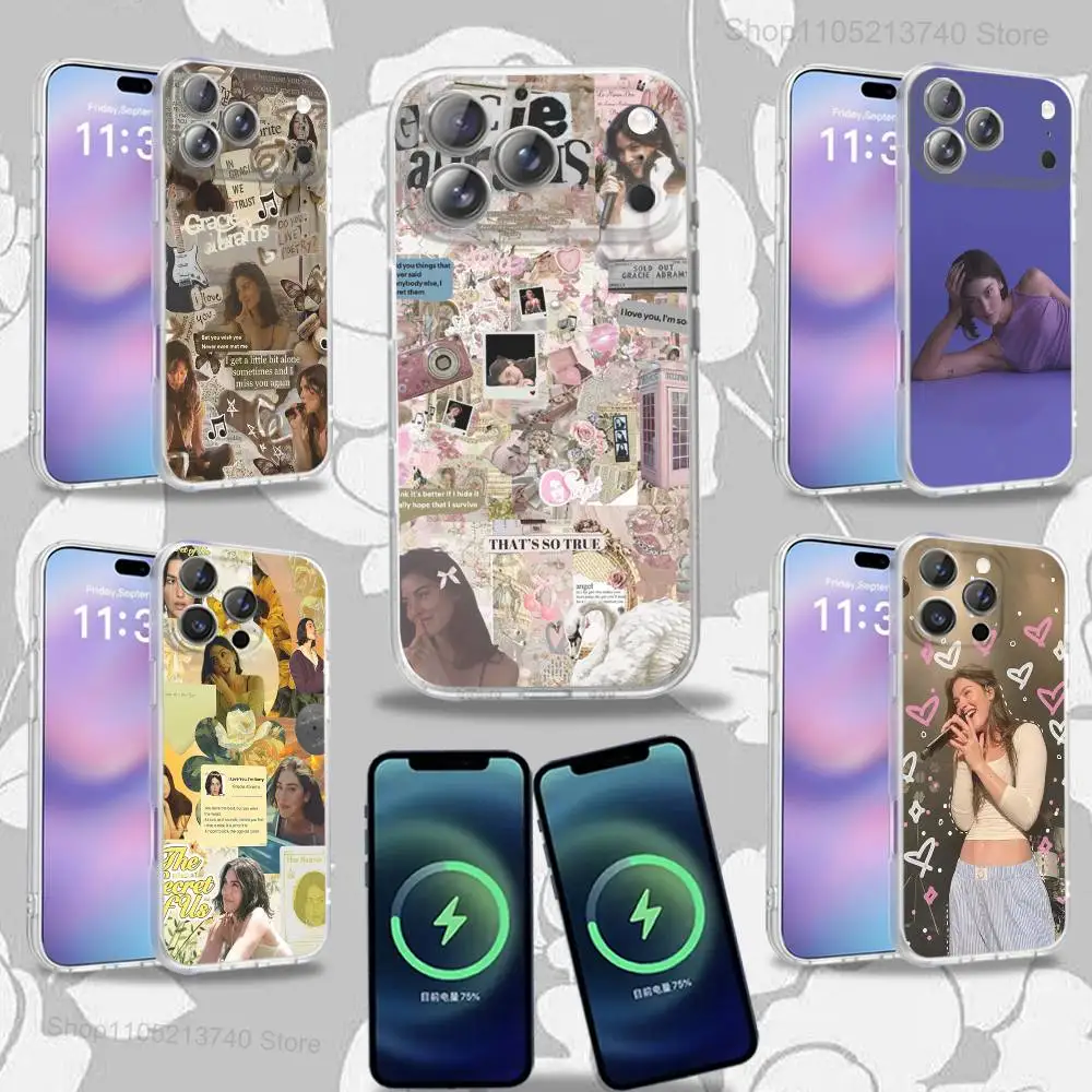 

G-Gracie A-Abrams-ES Singer Frosted Phone Case For iPhone 17,12,11,14,13,15,16,Plus,Air,Pro,Max,E,Mini for MagSafe Magnetic