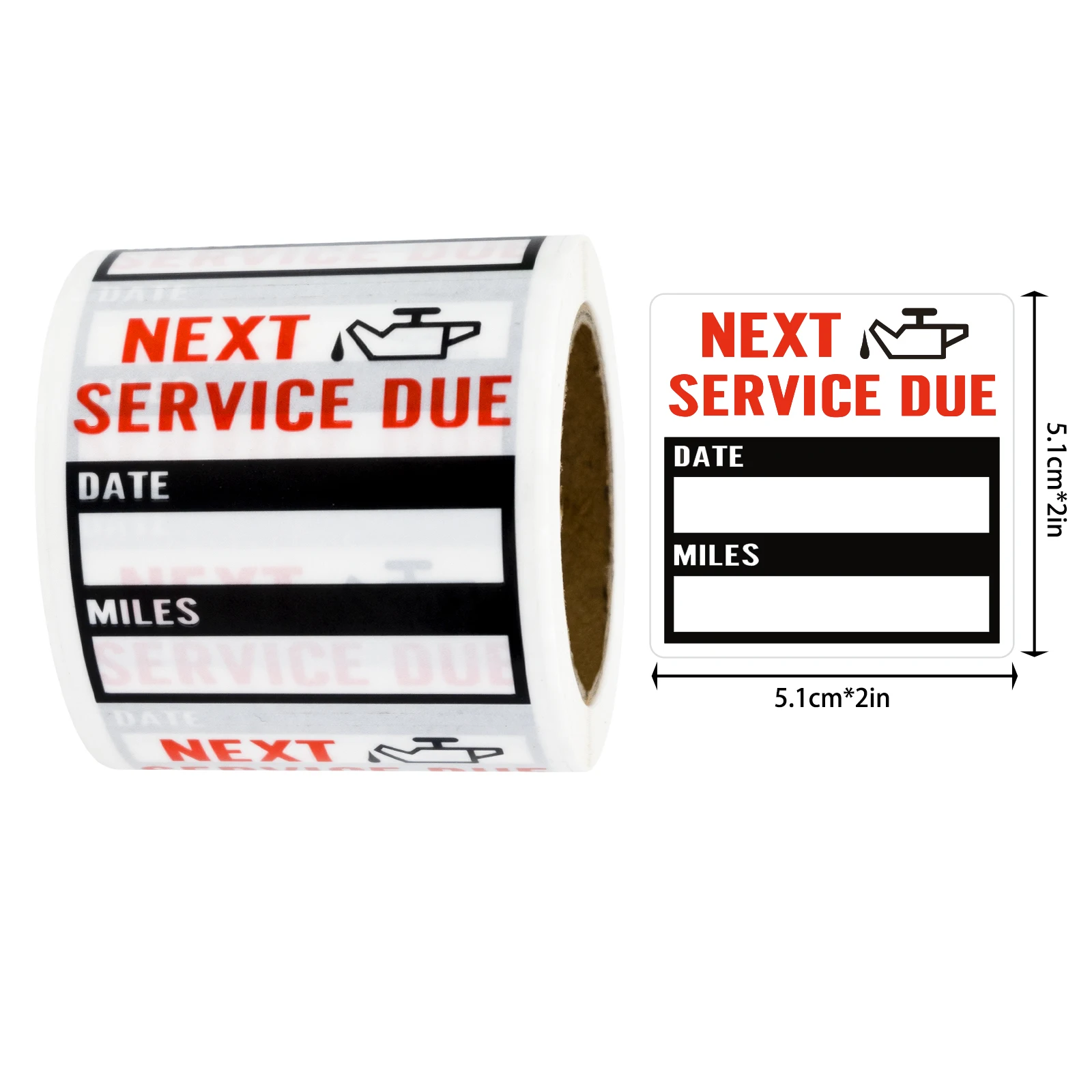 Black Oil Change Car Maintenance Service Expires Reminder 200Pcs 2*2in Label Sticker Car Window Windshield“ Next Purchase Service” Transparent Oil Change Reminder Service Sticker, Suitable for Windshield Removable, Waterproof, Tear-Proof and Oil-Proof