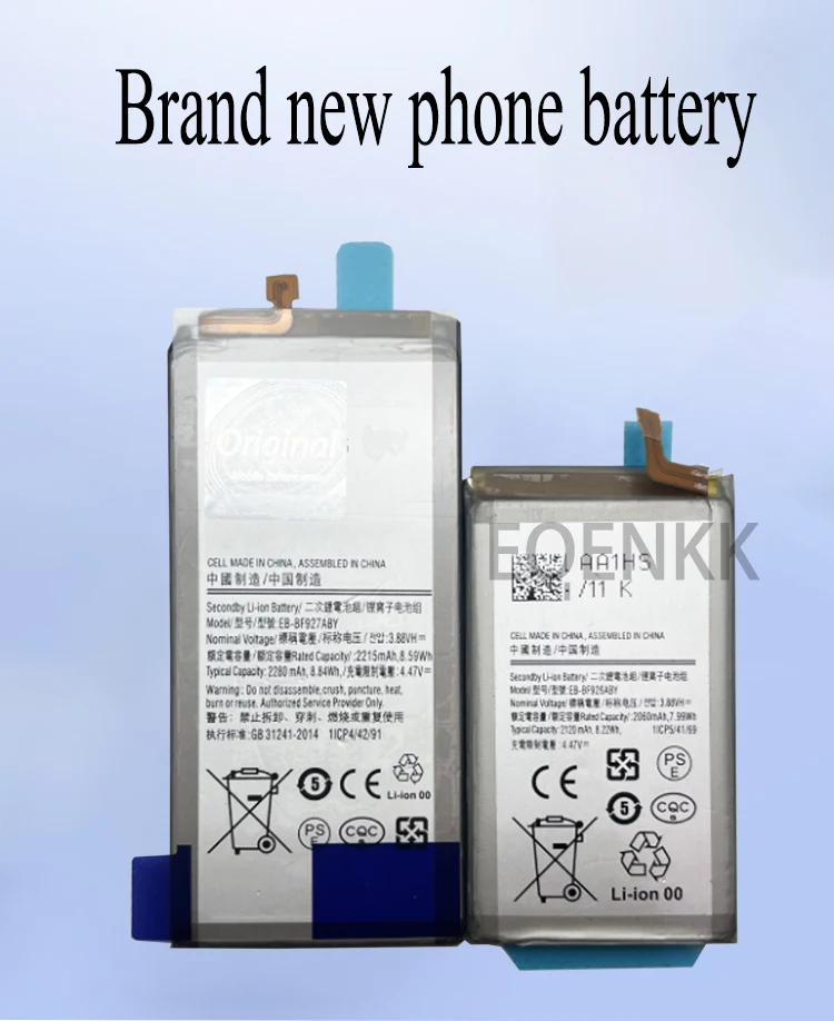 100% high capacity EB-BF926ABY EB-BF927ABY Battery For Samsung Galaxy Z Fold 3 5G F926 F927 Phone Bateria