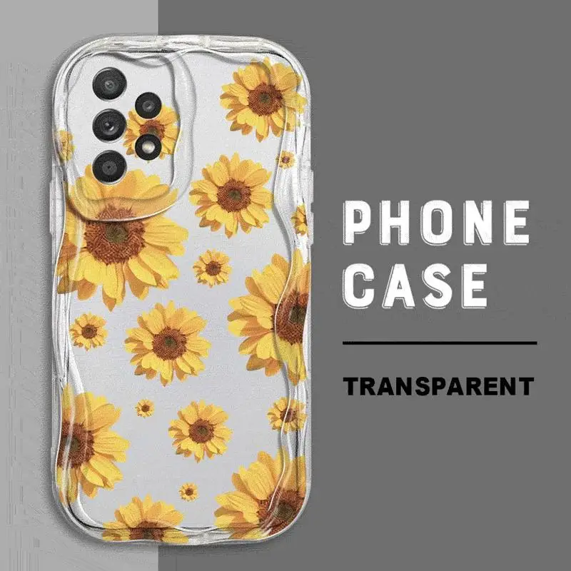 Beautiful Sunflower For Samsung Galaxy A21s A50 A51 A71 A30 A31 A11 A10 A20 A02s A03 A04 A05 A04s A05s fundas Soft Phone Case