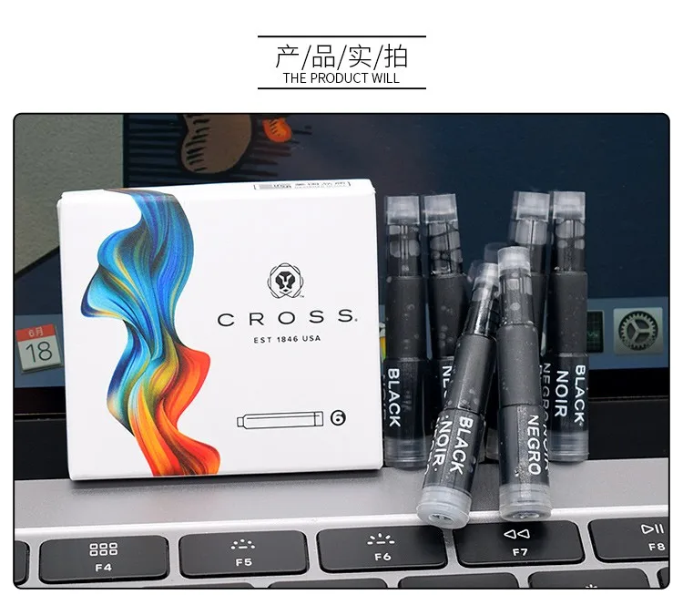 Gaoshi KREUZ einweg tinte tasche austauschbare stift tinte dye ohne blockieren stift spitze 6 minen – Detail 10