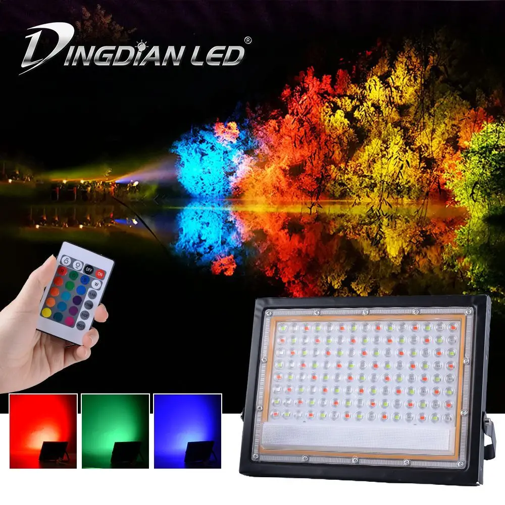 Floodlights Colorful Ambient Lights Garden Tree Lights Lawn Landscape Decoration Project Spotlights Outdoor Strong Light
