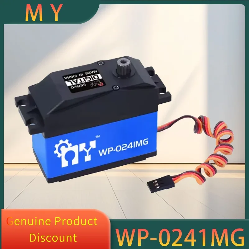 

MY Servo WP-0241MG 7.4V 40KG High Speed Digital Standard Coreless Servo for RC Airplane and Drift Car