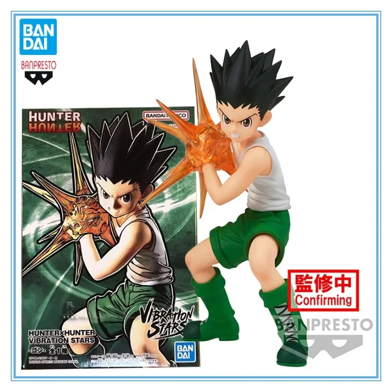 In Stock Original BANPRESTO HUNTER×HUNTER VIBRATION STARS GON FREECSS Ver. PVC 11CM Anime Figure Action Figures Model Toy