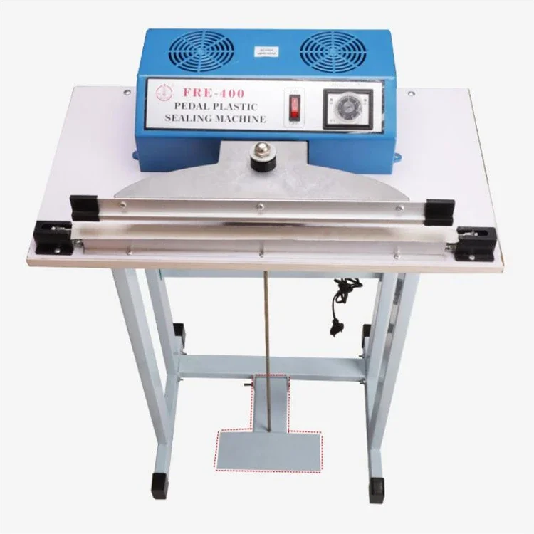Pedal Impulse Sealer Heat Sealing Machine Plastic Bag Sealer 300-700mm Sealing Machine