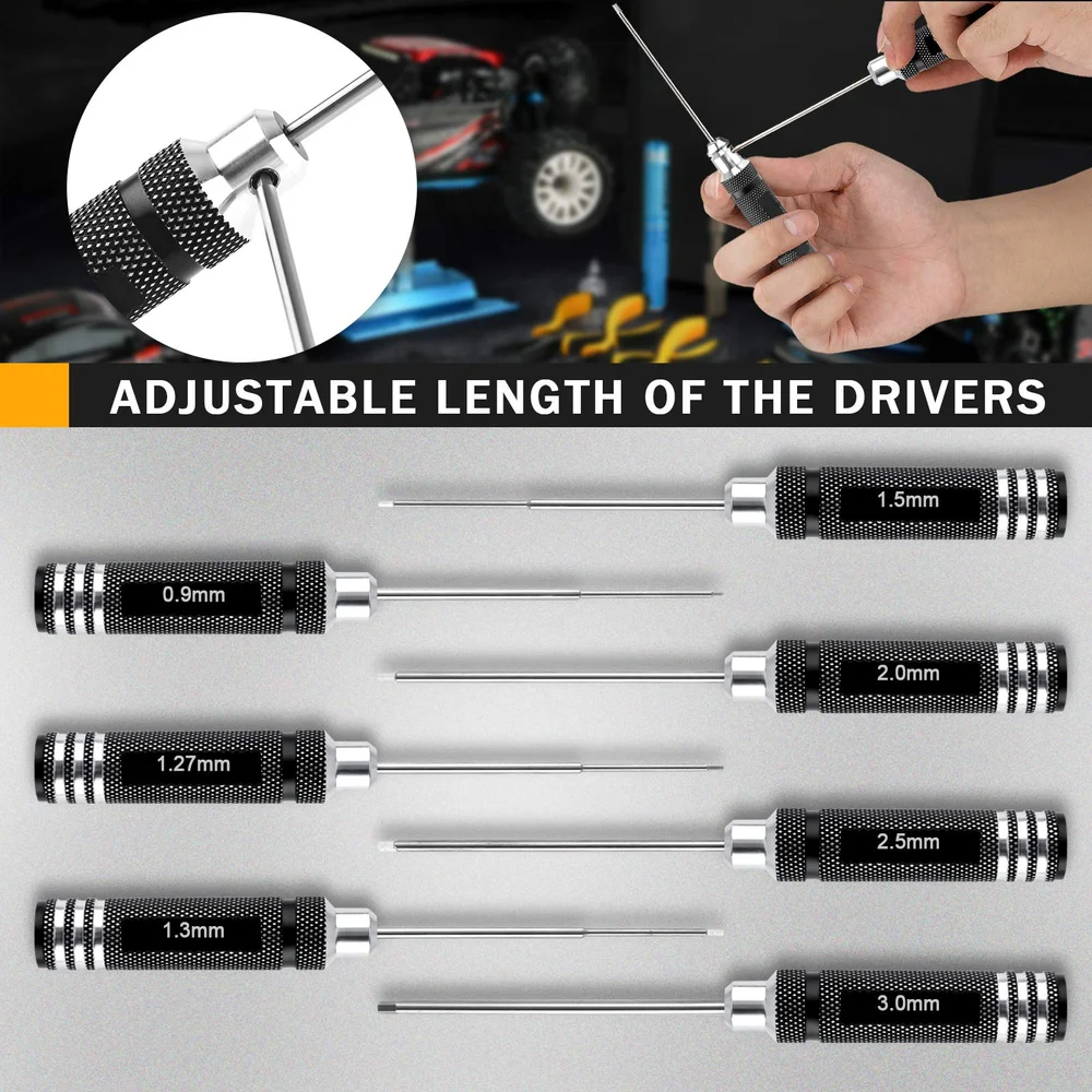 RC Hex Screwdriver Set 7pcs 0. - Drone Kit Fpv recension och pris