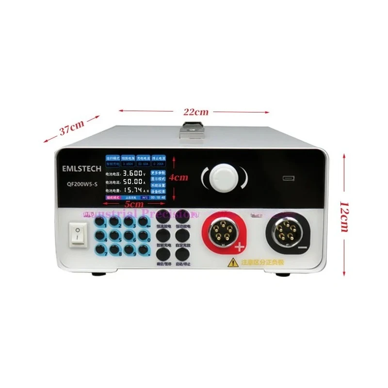 0.1V-5V 0-40A lithium battery capacity tester, single cell balance capacity detection aging charge and discharge instrument
