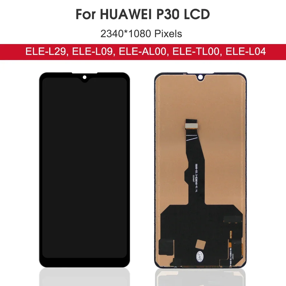 For HUAWEI P30 For ELE-L29 ELE-L09 AL00 TL00 ELE-L04 Tested LCD Display Touch Screen Digitizer Assembly Replacement