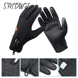 Winter Cycling Gloves Men Women Waterproof Windproof Touch Screen Bike Warm Gloves Cold Weather Running Sports Hiking Ski Mitten