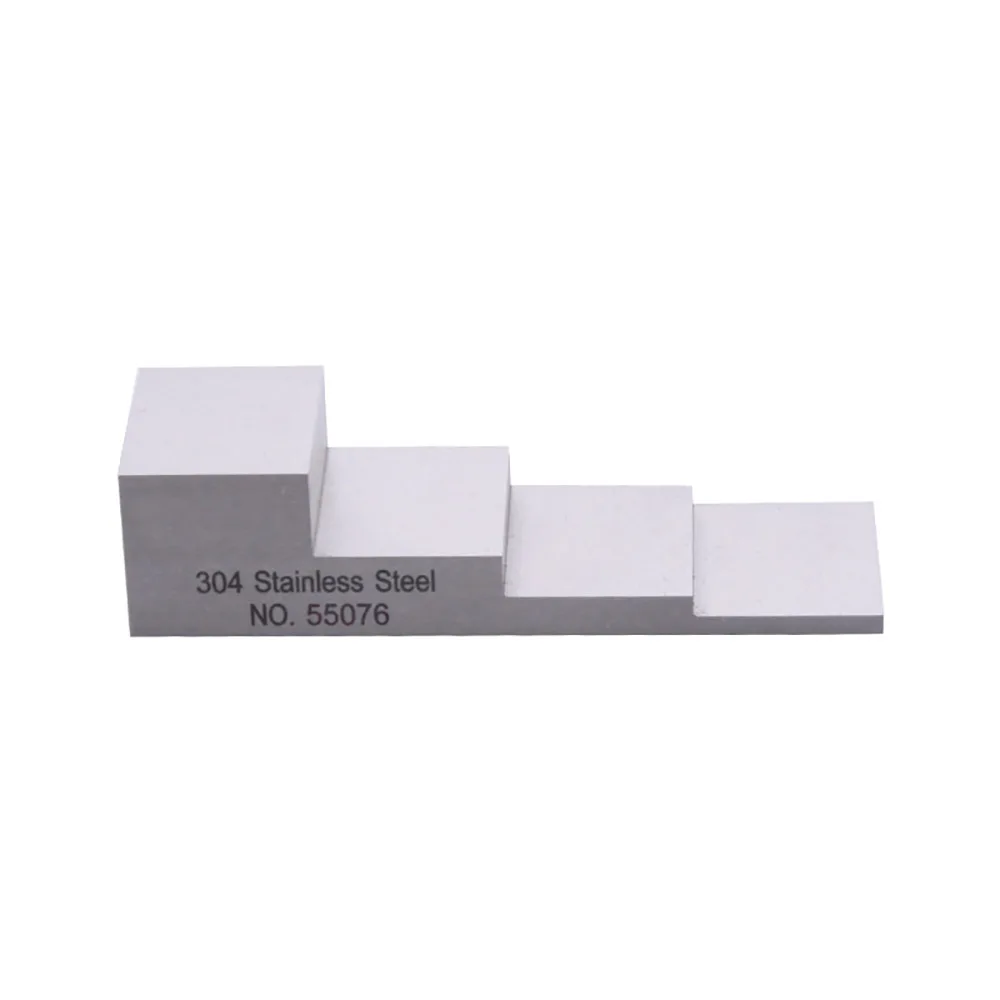 YUSHI 2.5-5-10-20mm 4 Step 1018 Steel /Stainless Steel/Aluminum Metric Ultrasonic Calibration  Blocks