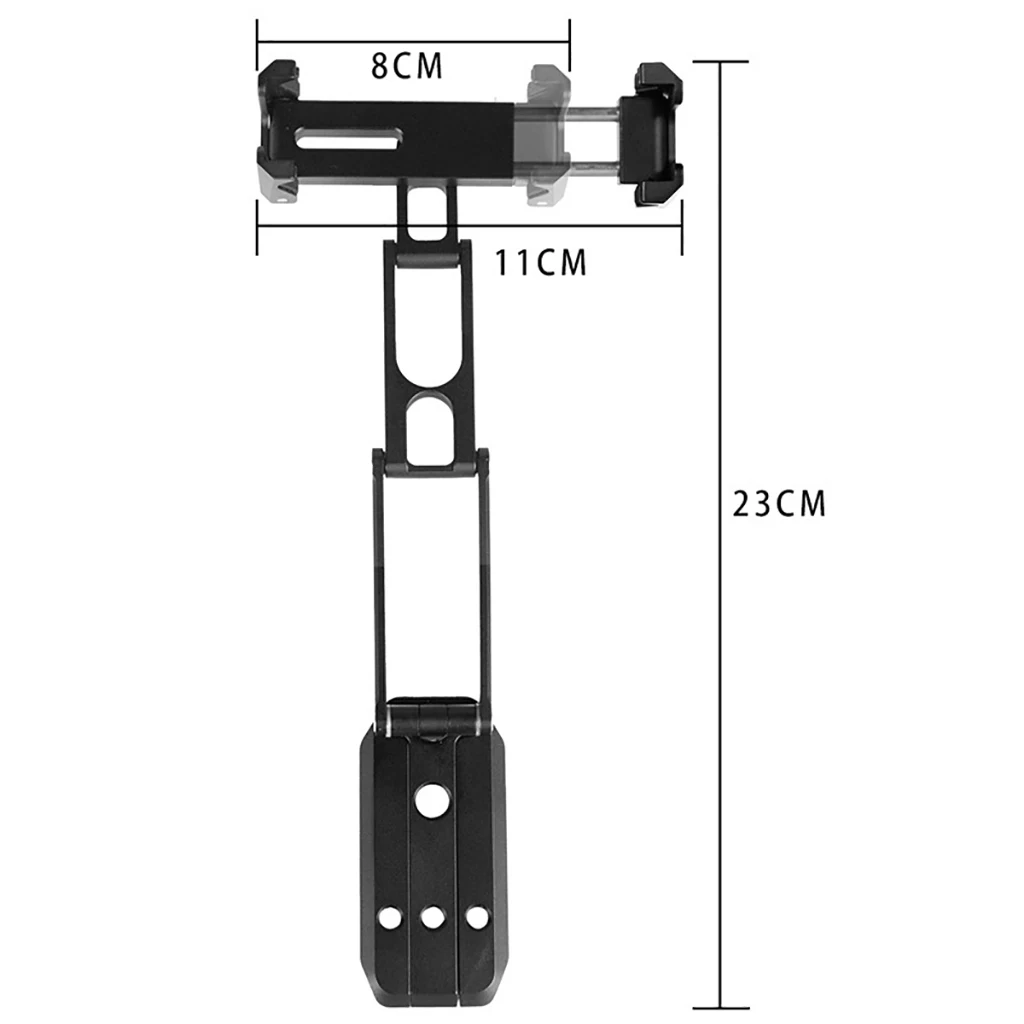 Suporte dobrável para mesa do telefone móvel, tripé com montagem para sapato frio para Arca, braçadeira de placa de liberação rápida