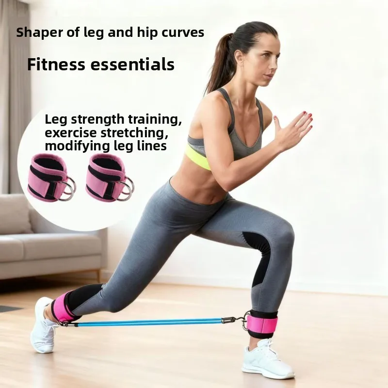 

Cable Ankle Straps Double D-Ring Adjustable Ankle Cuffs Gym Workouts Glutes Legs Strength Training Brace Support Sport