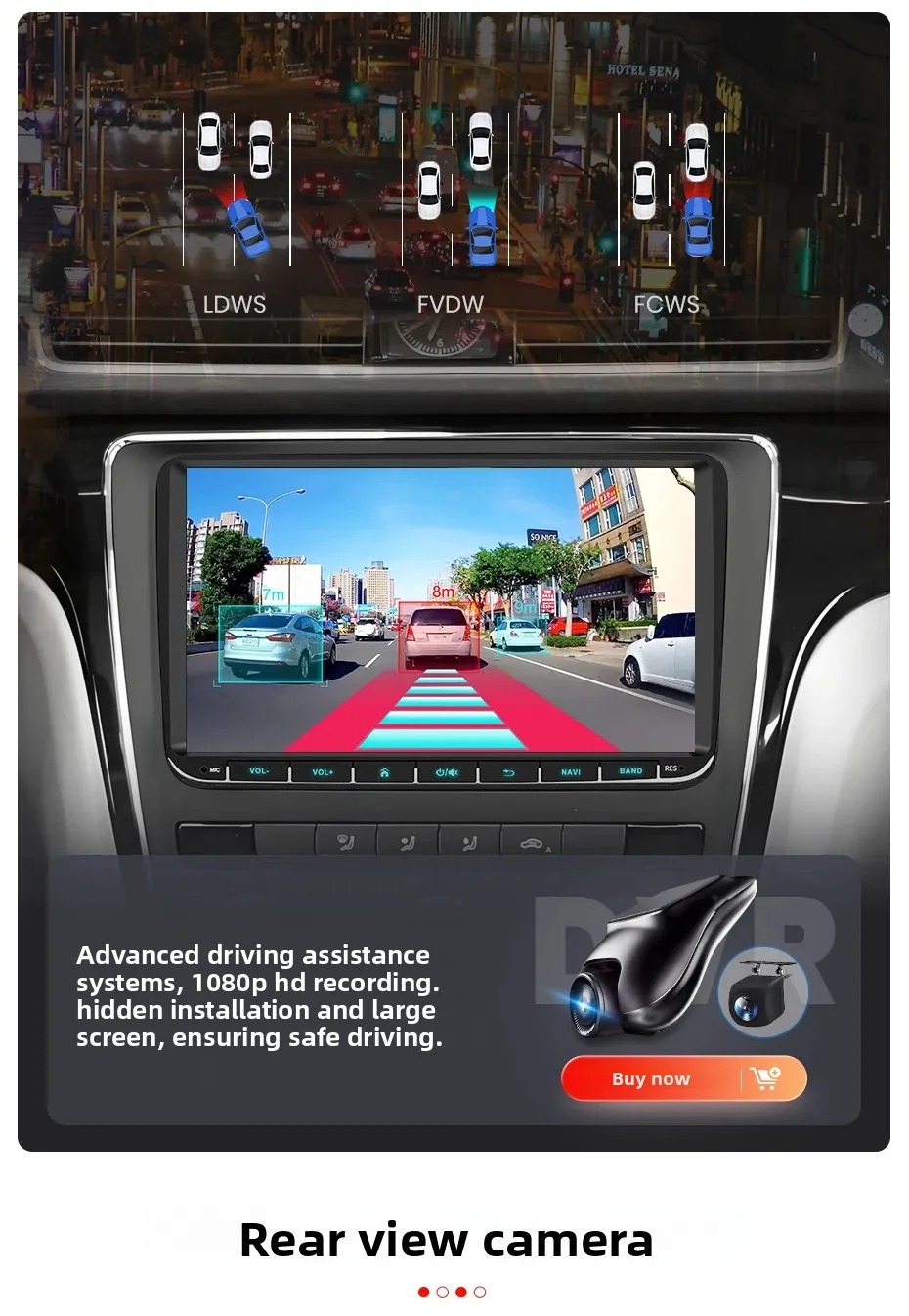 Junsun 7'' 9'' Kabelloses CarPlay Autoradio für VW Passat B6 Skoda Octavia Golf 5 Tiguan Touran POLO Seat 2Din Autoradio RDS D – Detail 23