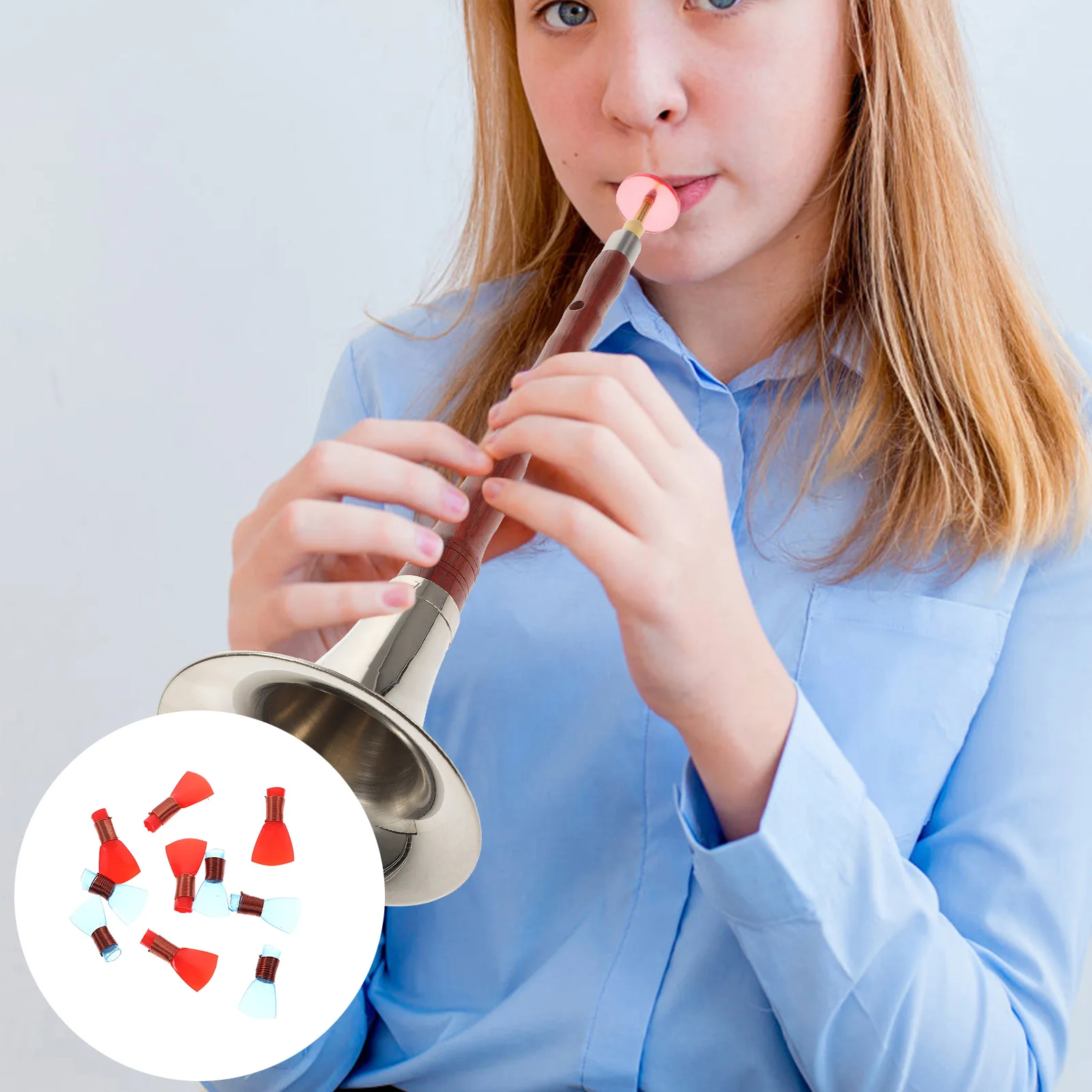 10개입 수오나 리드 천연 리드 고급 구리선 사용 따뜻한 물로 조절 가능 입 모양에 맞게 다듬어 최고의 음질